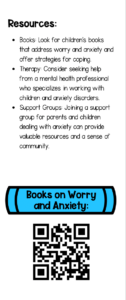 Worry and Anxiety Resources